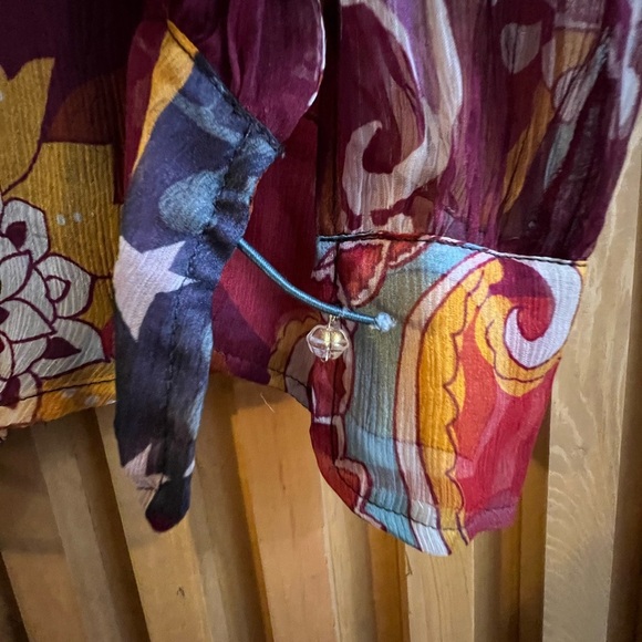 KATERINA BRAIDED BLOUSE JADE BY JOHNNY WAS - Picture 4 of 7